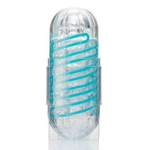 Мастурбатор Tenga Spinner 01 Tetra з пружною стимулювальною спіраллю всередині, ніжна спіраль Sex Aura