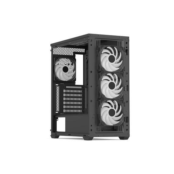 Корпус AeroCool D501A-G-BK-v2 Black (ACCM-DS01043.11) | Зображення 4