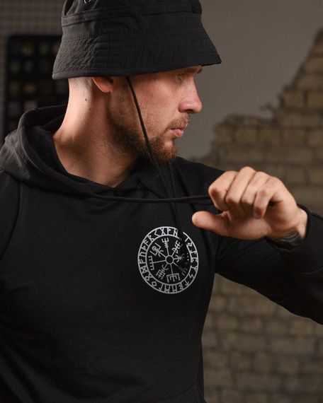 Худі maklin руни black НП4881 | Зображення 3