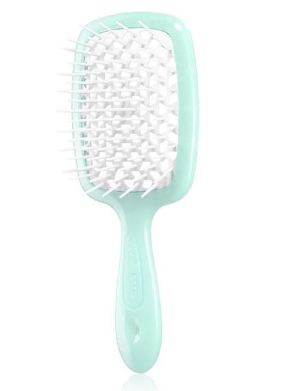 Щітка для волосся Janeke Superbrush Small Тіффані (мятний з білим)
