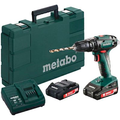Шуруповерт Metabo SB 18 18V, 2х2Ah, 24-48Нм (602245560)