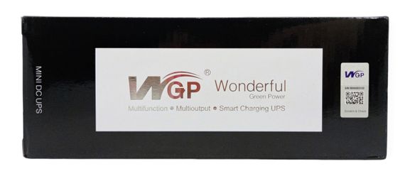 Джерело безперебійного живлення 10400 mAh USB, 9V, 12V для роутера Mini UPS WGP павербанк УПС + 3 перехідника | Зображення 6