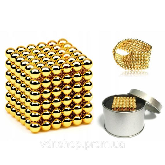 Neocube магнитный конструктор Нео, Магнитный куб 5мм, Магнитная головоломка антистресс neocube NI-96 | Зображення 8