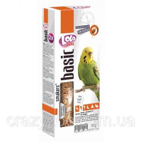 Ласощі для хвилястих папуг Lolo Pets Smakers з медом 90 г LO-72107