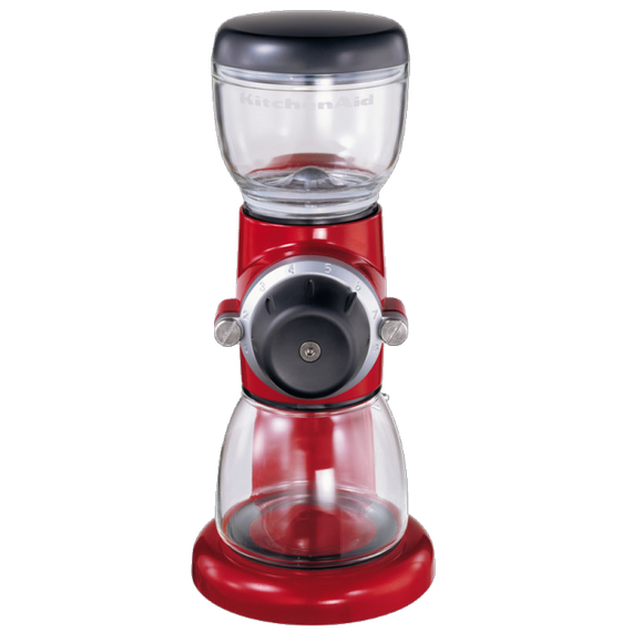 Кавомолка KitchenAid 5KCG100EER, електрична жернового типу, червона | Зображення 1