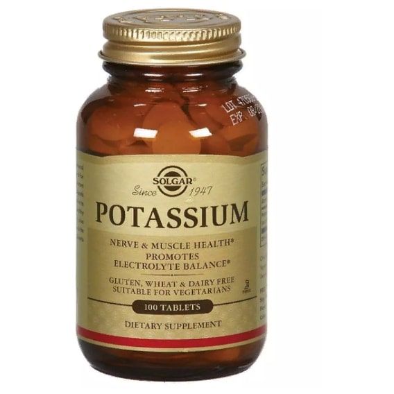 Мікроелемент Калій Solgar Potassium 99 mg 100 Tabs SOL02260