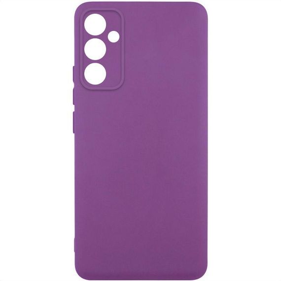 Чехол TPU GETMAN Liquid Silk Full Camera для Samsung Galaxy A36 5G Фиолетовый / Grape