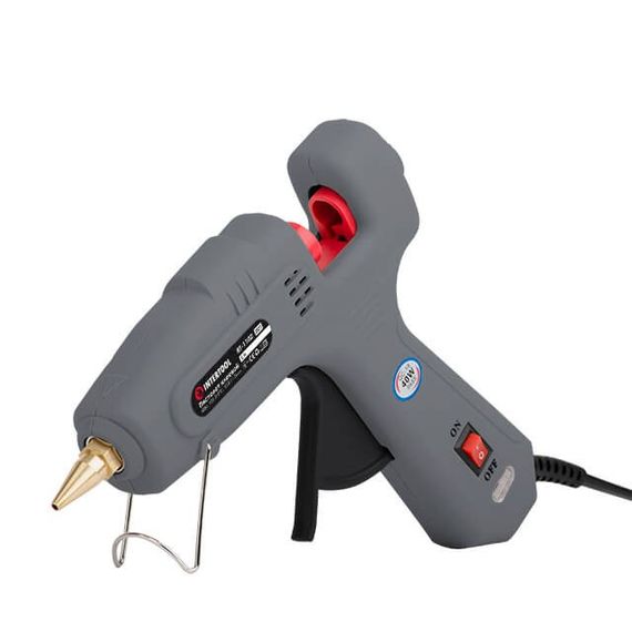 Пістолет клейовий 40Вт, 230В, 180-195°C під стрижні 10.8-11.5мм, 10-16.5 г / хв. INTERTOOL RT-1102 | Зображення 3