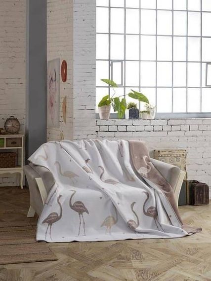 Плед Belizza Pelikan kahve 200х220см