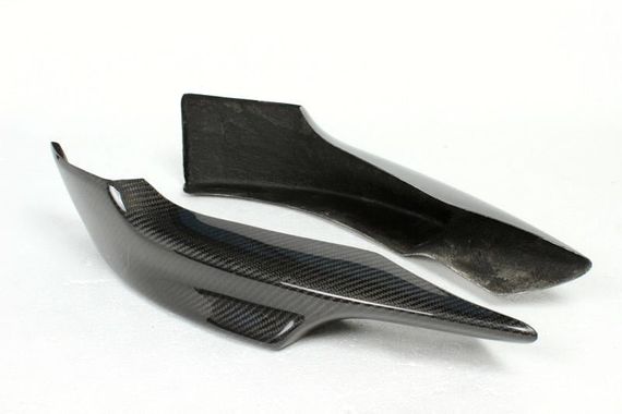 Накладки на передній бампер Flap (для E92/E93 M-Sport 2006-2009, Карбон) для BMW 3 серія E-90/91/92/93 рр | Зображення 9