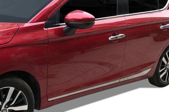 Молдинг дверей SD (4 шт, нерж) для Honda City 2021↗ рр. | Зображення 1