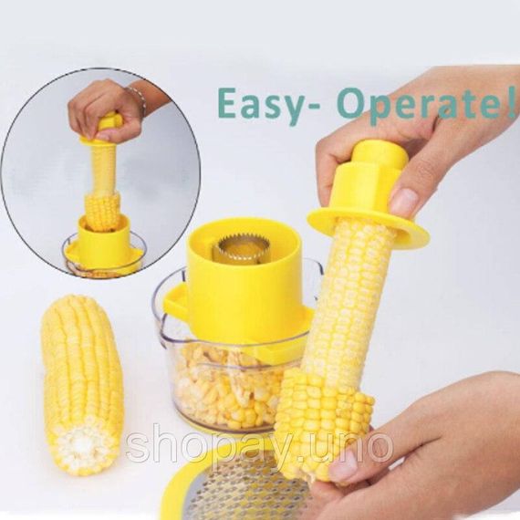 Терка з контейнером Corn Stripper з насадкою для очищення качанів кукурудзи | Зображення 1