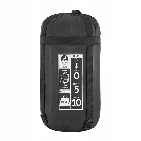 Спальний мішок (спальник) кокон Mountain Goat Pro+ MG0016 0 ...+10°C R Black/Olive (P-5905973400978) | Зображення 7