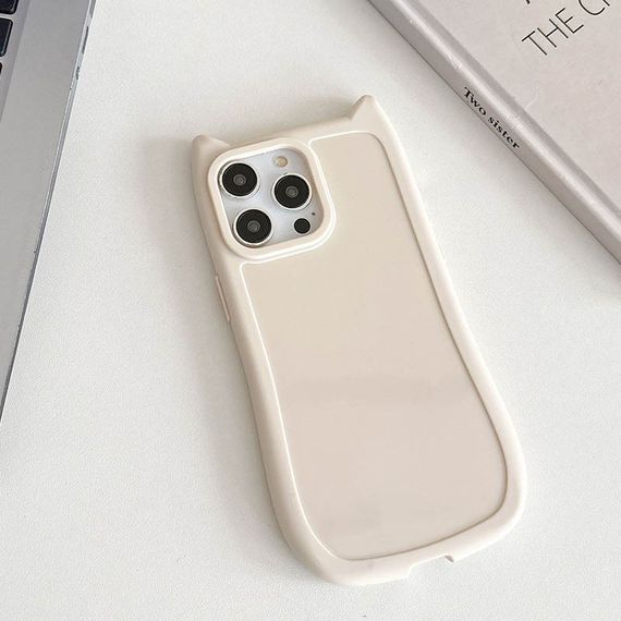 Чехол TPU Cat для Apple iPhone 13 Pro (6.1") Antique White | Зображення 4