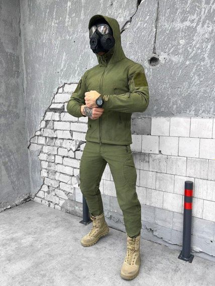 Тактический костюм SoftShell oliva Shark  ВТ6423 | Зображення 9
