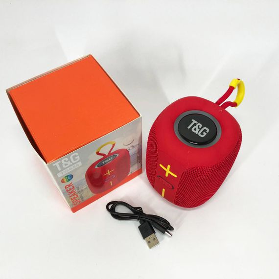 Bluetooth колонка з якісним звуком і підсвічуванням TG658, Світлова блютуз колонка з хорошим звуком EV-49 | Зображення 5