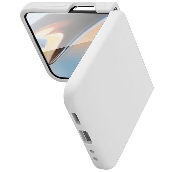 Чохол Foldables Silicone Cover Lakshmi (AAA) для Samsung Galaxy Z Flip5 Білий / White | Зображення 2