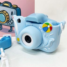 Детский цифровой фотоаппарат + чехол ET015 VW-87