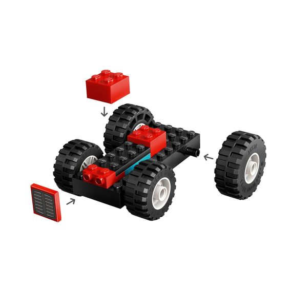 Конструктор LEGO City Червоний фермерський трактор із причепом і вівцями (60461) | Зображення 3