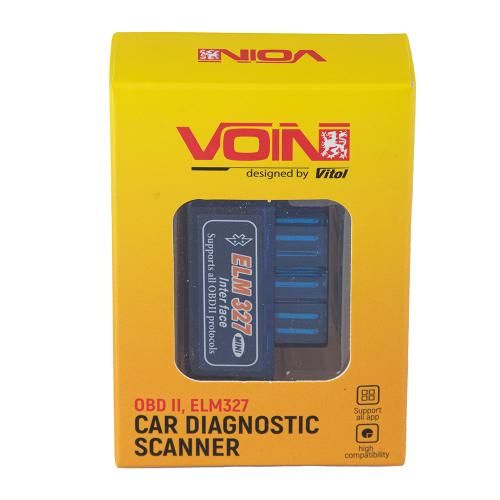 Діагностичний сканер автомобільний  VOIN ELM-32721, OBD II, ELM327, v2.1 | Зображення 2