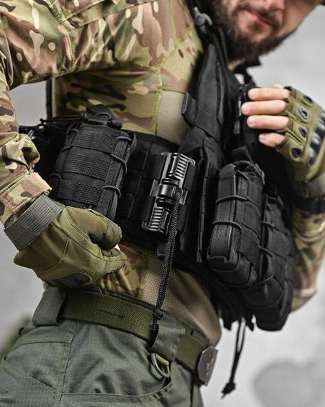 Плитоноска 4 скидання black Single Sword ВТ1096 | Зображення 6