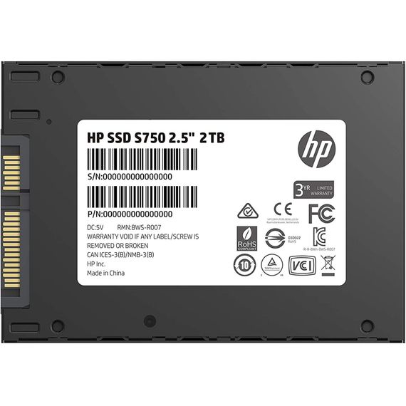 Накопитель SSD 2.5&quot; 2TB S750 HP (1R9T8AA) | Зображення 3