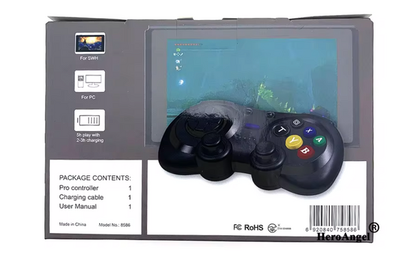 Контролер для Nintendo Switch Pro, бездротовий Bluetooth-джойстик | Зображення 4