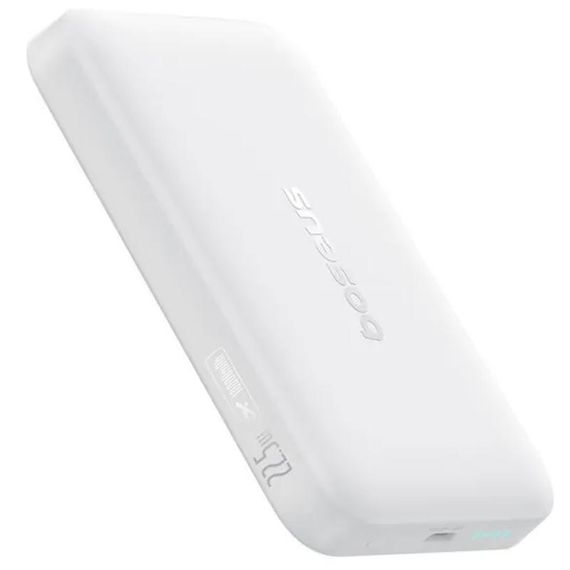 Портативний ЗП Power Bank Baseus EnerFill FM11 Ultra-Mini 22.5W з БЗП 10000mAh (P1008210E123) White