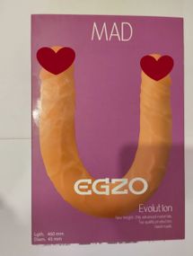 Двосторонній фалоімітатор EGZO Sex Aura