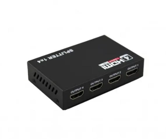 HDMI розгалужувач на 4 порти HDMI SPLITTER 1 in 4 / Чорний | Зображення 1