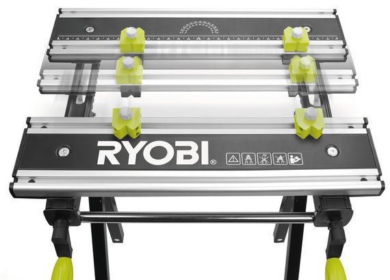 Верстак складной Ryobi RWB03, 600х570х760, 12,5 кг, 100 кг макс.вес, регулировка высоты (5133001780) | Зображення 3