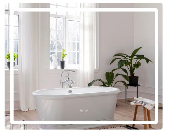 Дзеркало Qtap Mideya (DC-F910) 1000х800 QT2078F910W