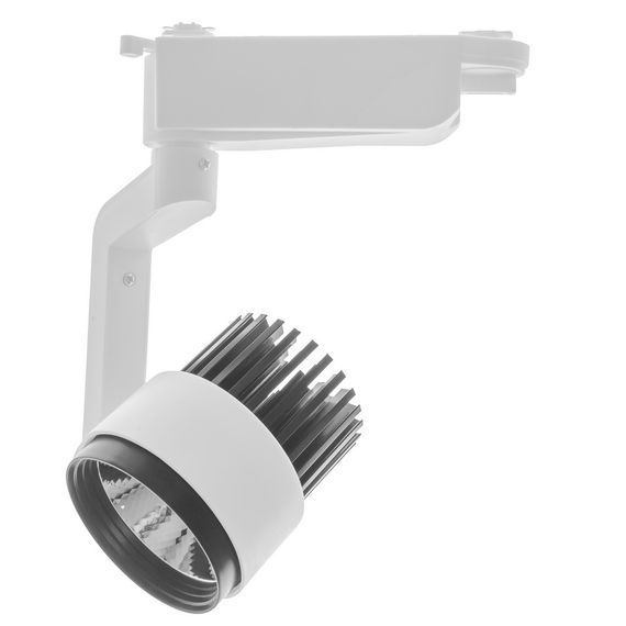 Светильник трековый поворотный LED KW-216/12W NW WH/BK
