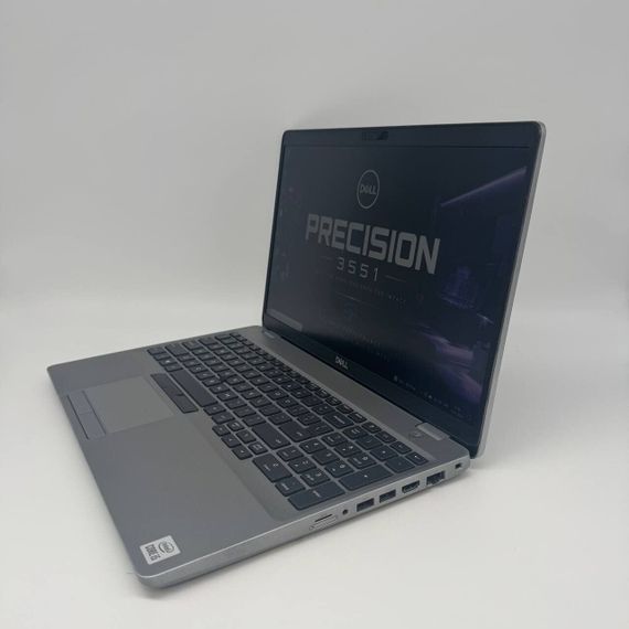 Мобільна робоча станція Б-клас Dell Precision 3551 / 15.6" (1920x1080) IPS / Intel Core i5-10400H (4 (8) ядра по 2.6 - 4.6 GHz) / 8 GB DDR4 / 256 GB SSD / nVidia Quadro P620, 4 GB GDDR5, 128-bit / WebCam б/в | Зображення 3