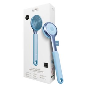 Ультразвуковая щетка для всего тела GESKE Sonic Full-Body Brush&Intensive Exfoliator 8в1 starlight, Голубой