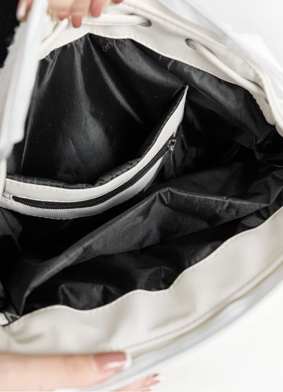 Жіночий рюкзак Sambag LOFT DOLLY білий 30 x 25 x 12 см (22200808) | Зображення 1