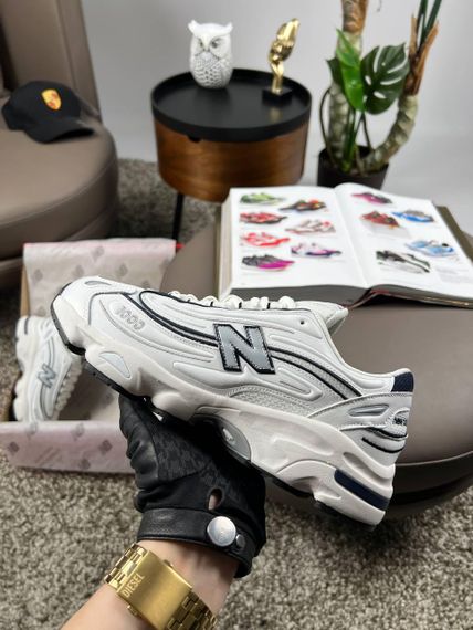 Мужские кроссовки New 1000 White Black весна / літо / осінь А3631 45 28,5-29 см | Зображення 3