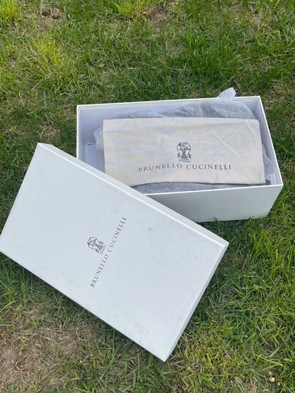 Кросівки Brunello Cucinelli чорні з сірою пятою | Зображення 7