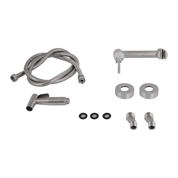 Набір для гігієнічного душу зі змішувачем Lidz Aria 110 округлий LDARI110NKS43393 Nickel | Зображення 5