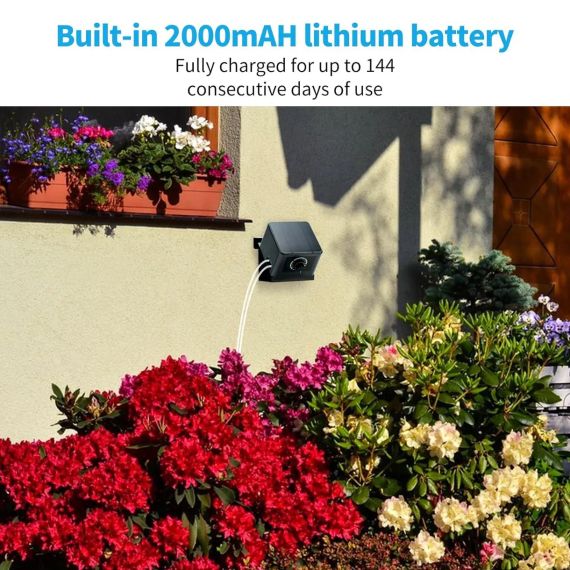 Система крапельного поливу Briidea на сонячних батареях (10 метрів, 15 рослин) | Зображення 7