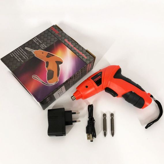 Шуруповерт викрутка Електрична PRO TUOYE з бітами та адаптером, електро шуруповерт, компактний легкий | Зображення 4