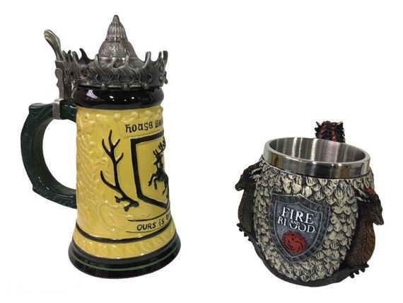 Подарочный набор Кружка Game Of Thrones House Герб Баратеонов Игра Престолов и Fire And Blood Targaryen | Зображення 2