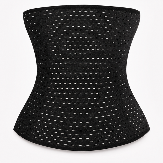 Коригувальний корсет для талії WAIST BAND XL чорний стягувальний пояс із металевими ребрами | Зображення 4