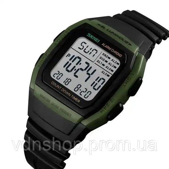 Чоловічі водонепроникні спортивні наручні годинники skmei SKMEI 1278AG, Захисні тактичні годинники YR-36 | Зображення 1