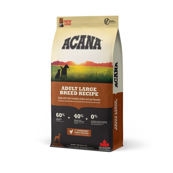 Корм Acana Adult Large Breed Recipe з м'ясом птиці для собак великих порід будь-якого віку 17 кг