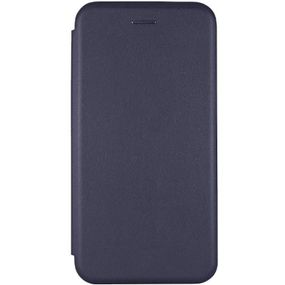 Кожаный чехол-книжка Classy для Samsung Galaxy A06 Темно-синий