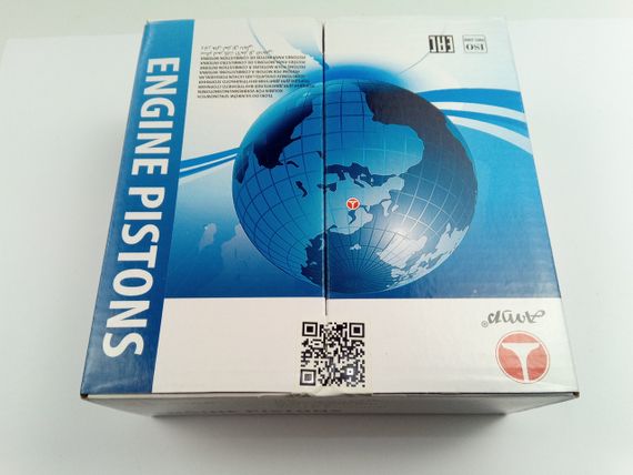 Поршень Sens 1.3 75,25 1-й ремонт, AMP (PX-SEN-4F-4125-025) к-т із пальцями (307-1004015-Р1) | Зображення 1