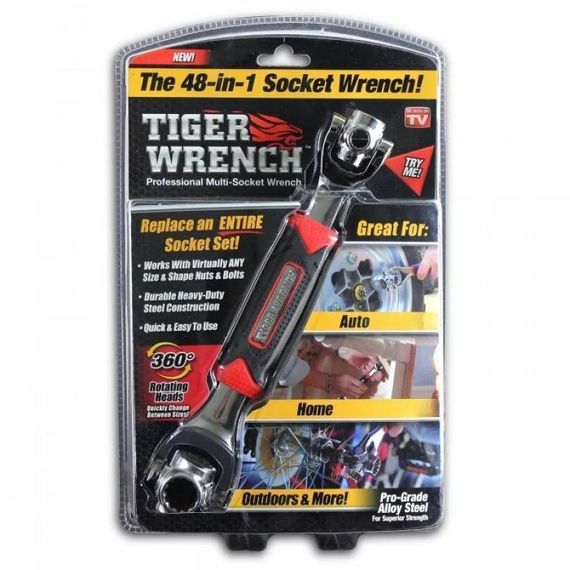 Универсальный многофункциональный гаечный ключ Universal Tiger Wrench 48 в 1 | Зображення 7