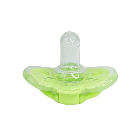 Детская силиконовая пустышка "Салатовое сердце" MGZ-0517(Green) круглая | Зображення 2