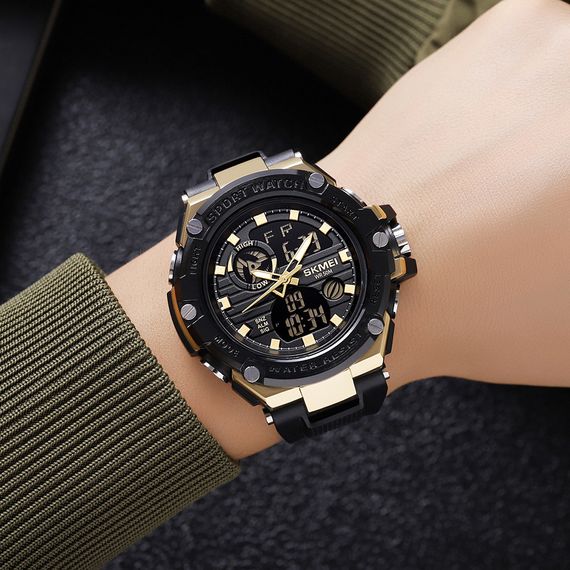 Skmei 2119BKGD Black - Gold | Зображення 2